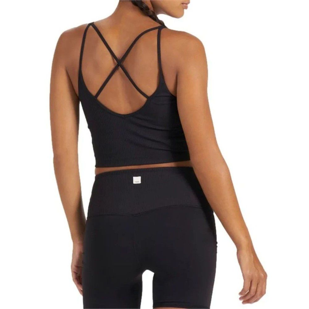 $64 NEW Vuori Rib Crop Tank Top - Women's Size XS-XL - Picture 3 of 9